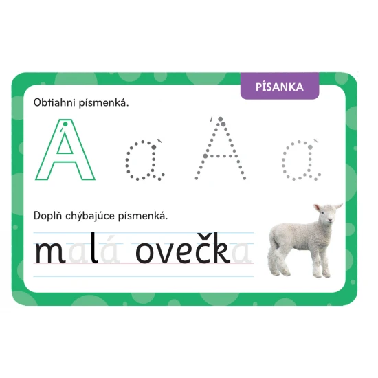 Kúzelný tablet a stierateľné karty predstavujú najlepší spôsob ako poznávať prvé písmená a prvé písanie!