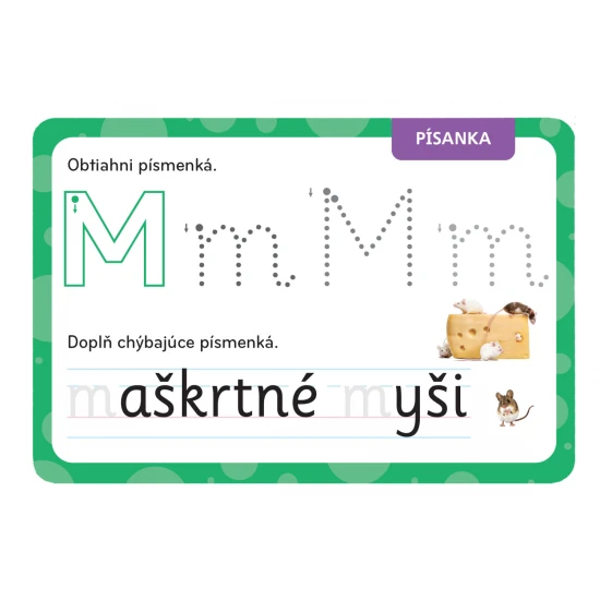 Kúzelný tablet a stierateľné karty predstavujú najlepší spôsob ako poznávať prvé písmená a prvé písanie!