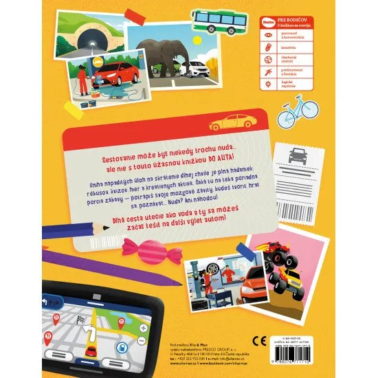 Stop nude! Počas nekonečných ciest autom s knižkou plnou zábavných aktivít. Majte ju vždy po ruke!