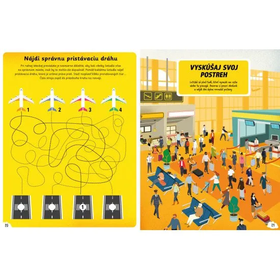 Stop nude! Počas nekonečných ciest lietadlom s knižkou plnou zábavných aktivít. Majte ju vždy po ruke!