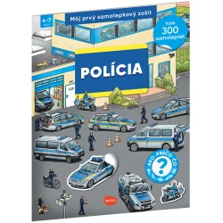 Môj prvý samolepkový zošit Polícia