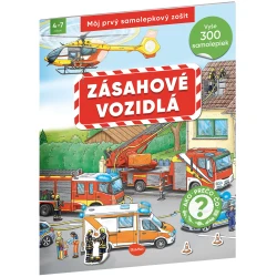 Môj prvý samolepkový zošit Zásahové vozidlá
