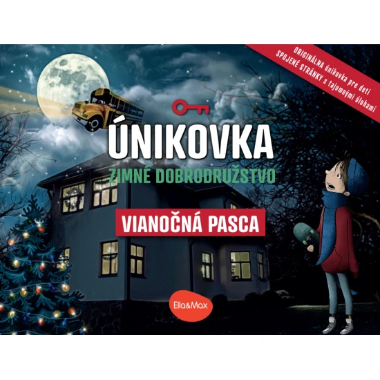 Únikovka Vianočná pasca – dobrodružná knižka s hádankami