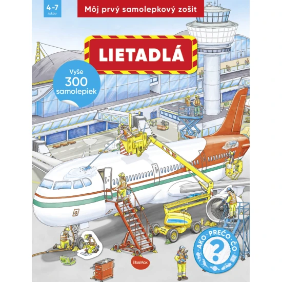 Môj prvý samolepkový zošit – lietadlá: náučný zošit so samolepkami pre deti