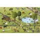 Nahliadnite do každodenného života na konskej farme! Na veľkoformátových ilustráciách môžete obdivovať tieto krásne a ušľachtilé tvory. 