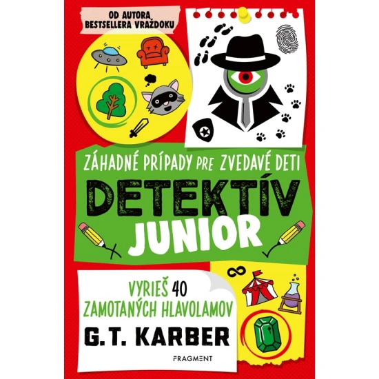 Kniha Detektív junior – záhadné prípady pre deti