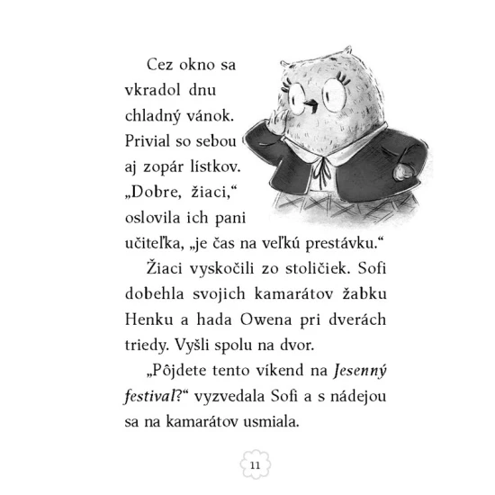 Jesenný festival v lese s myškou Sofi, Lily Myšiakovou a stánkom s dobrotami