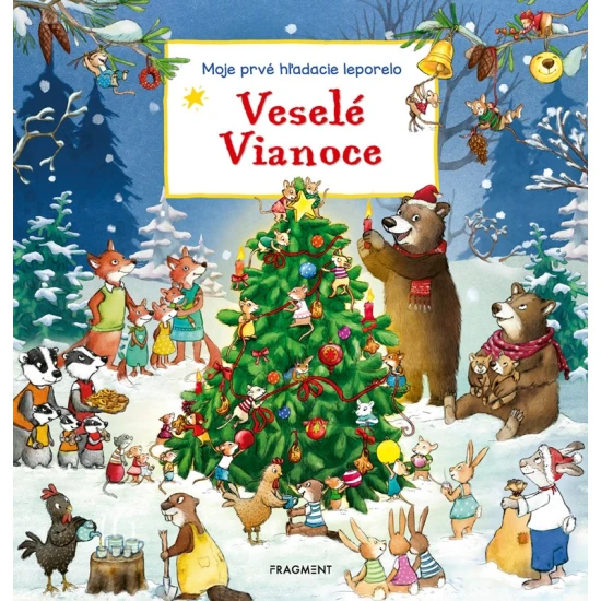 Veselé Vianoce – Moje prvé hľadanie, vianočné leporelo pre deti s aktivitami hľadaj a nájdi