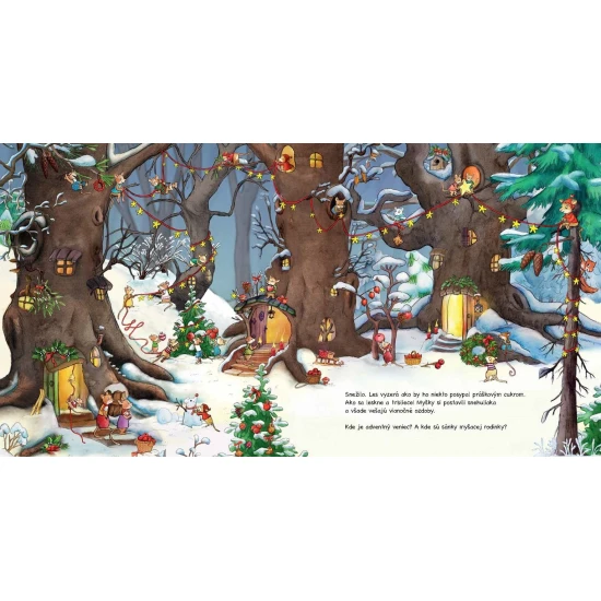 Veselé Vianoce – Moje prvé hľadanie, vianočné leporelo pre deti s aktivitami hľadaj a nájdi