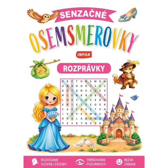 Infoa Senzačné osemsmerovky pre deti - Rozprávky