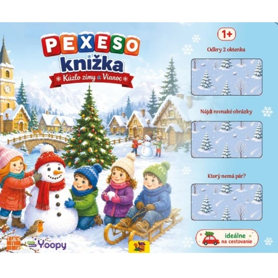 Taktik Pexeso knižka Kúzlo zimy a Vianoc – model 8492