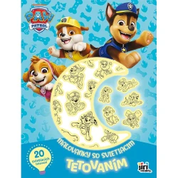 Maľovanky so svietiacim tetovaním Labková patrola