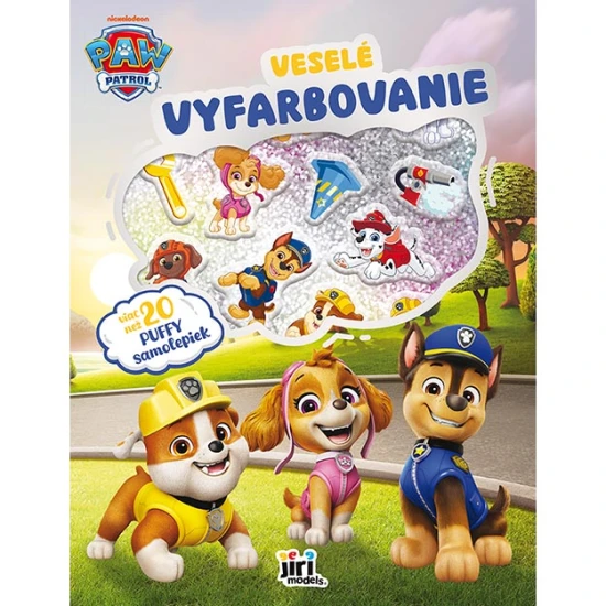 Veselé vyfarbovanie so super samolepkami Labková patrola