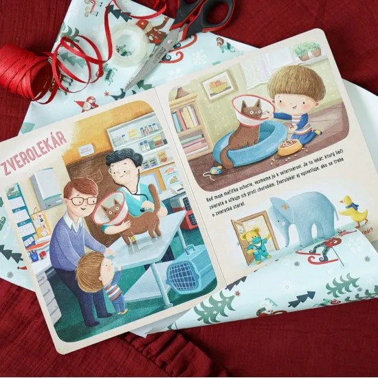 Miško a Brumko deťom predstavujú rozmanité povolania. Kniha deťom odpovedá na rôzne otázky o povolaniach a pomáha objavovať jeho silné stránky.