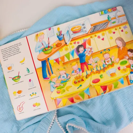 Zábavné hľadanie na obrázkoch, vďaka ktorému si deti rozširujú slovnú zásobu.