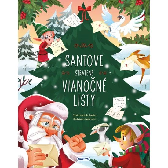 Santove stratené vianočné listy – kniha pre deti