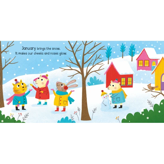 Mesiace v roku už budeš mať v malíčku. Rýmovaná knižka opisuje každý mesiac v roku.