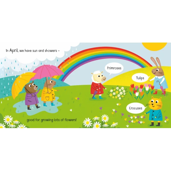 Mesiace v roku už budeš mať v malíčku. Rýmovaná knižka opisuje každý mesiac v roku.