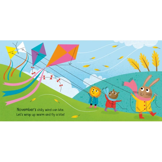 Mesiace v roku už budeš mať v malíčku. Rýmovaná knižka opisuje každý mesiac v roku.