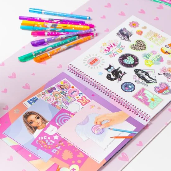 Omaľovánky TOPModel Navrhni si tričko Depesche