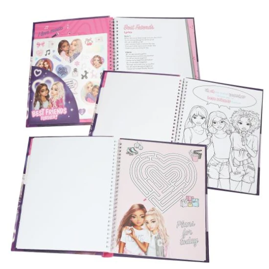 Omaľovánky TOPModel s LED svetlom a zvukom MY BFF Depesche