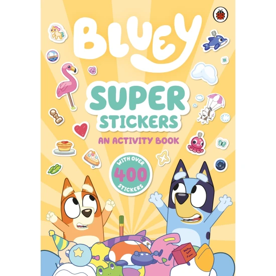 Viac ako 400 samolepiek s Bluey a Bingom v tejto interaktívnej knihe