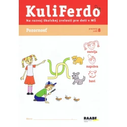 Kuliferdo - Pozornosť -Pracovný zošit na rozvoj školskej zrelosti pre deti v MŠ