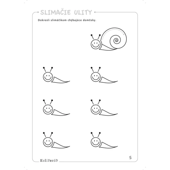 Kuliferdo - Grafomotorika-Pracovný zošit na rozvoj školskej zrelosti pre deti v MŠ