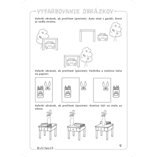 Kuliferdo - Orientácia-Pracovný zošit na rozvoj školskej zrelosti pre deti v MŠ