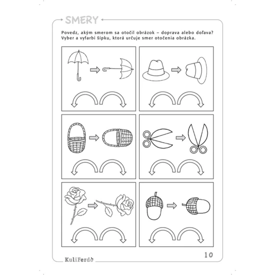 Kuliferdo - Orientácia-Pracovný zošit na rozvoj školskej zrelosti pre deti v MŠ