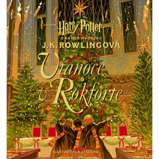 Magické Vianoce v Rokforte s Harrym Potterom a priateľmi, ilustrované Ziyi Gao, inšpirované knihou 