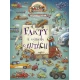 Komiksová kniha o autách pre deti – vtipná ilustrácia farebných automobilov, ktoré cestujú časom a objavujú históriu, budúcnosť aj výmysly zo sveta áut