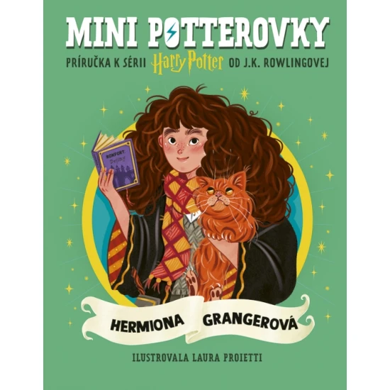 Ilustrovaná detská knižka o Hermione Grangerovej v zberateľskej sérii Mini potterovky.