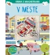 Kniha s magnetkami V meste je zábavné učenie so 16 magnetkami.