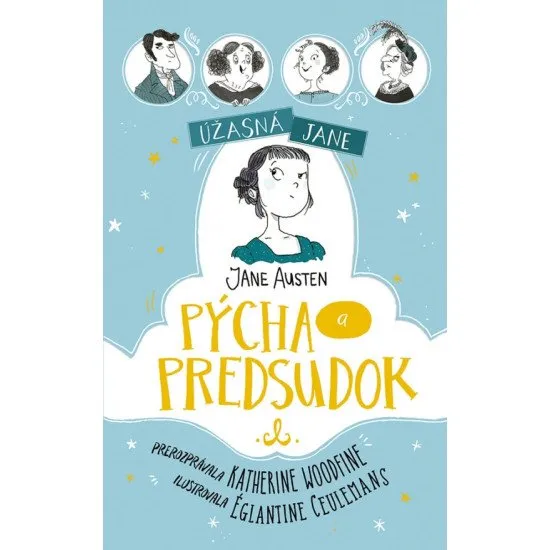 Nové prerozprávanie slávneho románu Pýcha a predsudok s úsmevnými ilustráciami pre deti.
