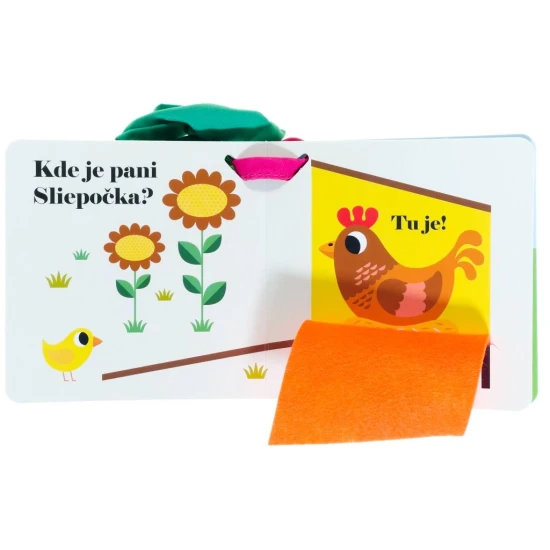 Kde je pani Sliepočka? Knižka do kočíka