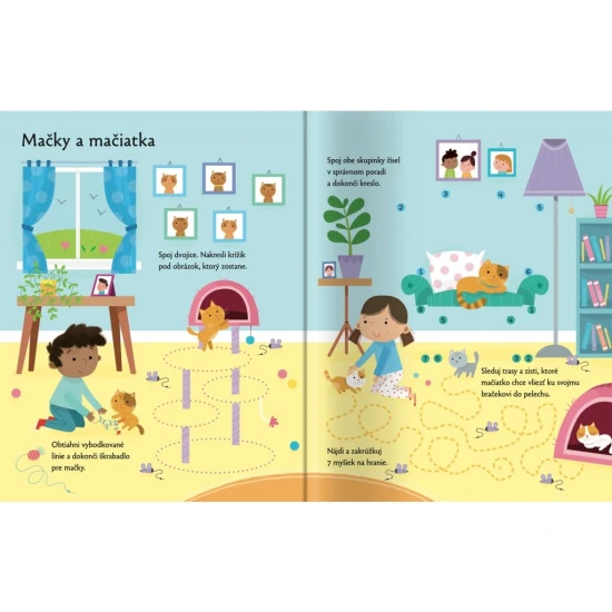 Hravé úlohy povzbudzujú deti k samostatnému mysleniu.