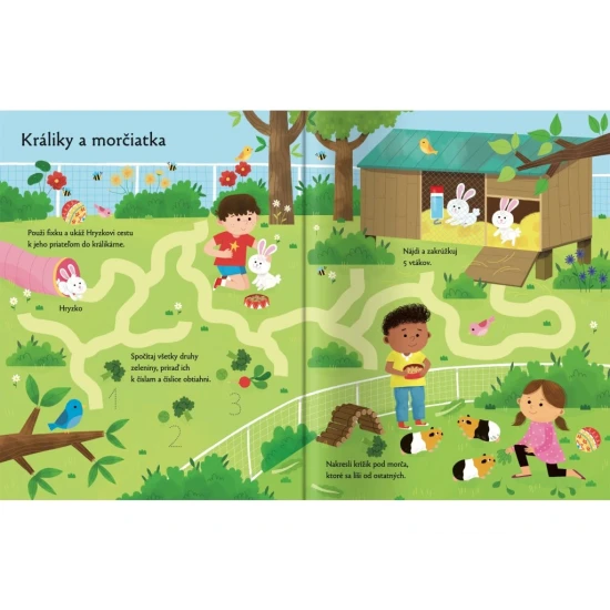 Hravé úlohy povzbudzujú deti k samostatnému mysleniu.