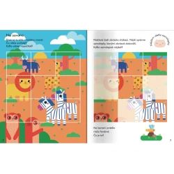 Zvieratá - Skladaj a nalepuj