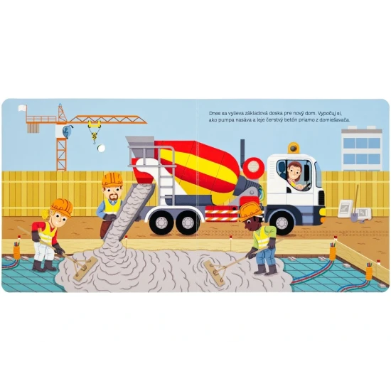 Na stavbe - Moja blikajúca zvuková knižka