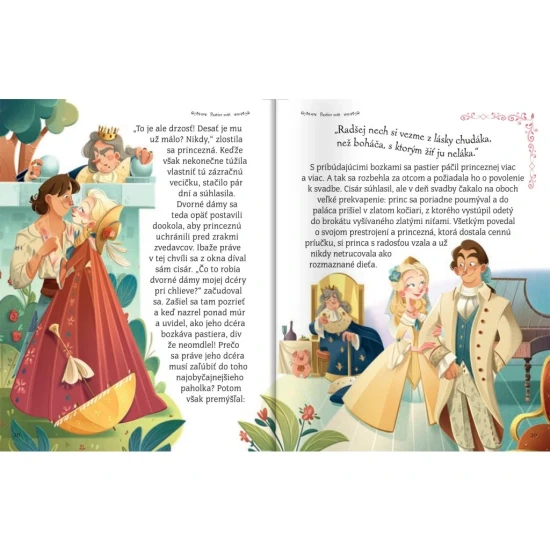 Pôvabná zbierka rozprávok o princeznách, ktorá rozpráva nové dobrodružstvá a inšpiruje deti k fantázii.