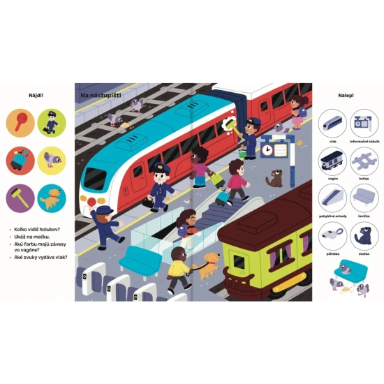 101 vecí na hľadanie a nalepovanie: Dopravné prostriedky - Objavuj svet dopravy