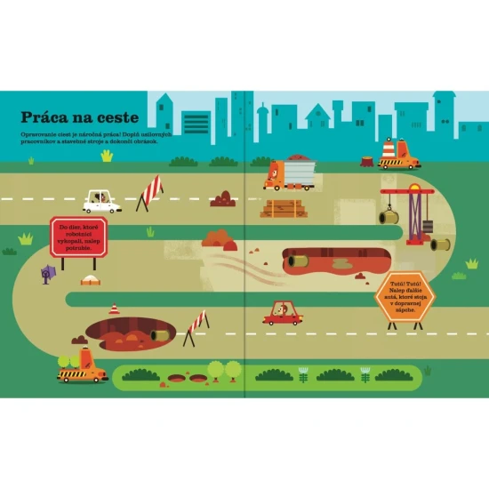 Všetko, čo jazdí: 2000 samolepiek a zábavných hier pre deti