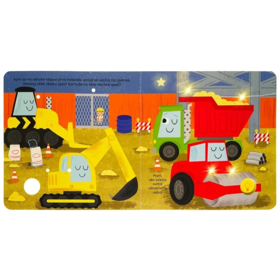 Kniha so svetielkami: Čo sa deje na stavbe v noci?