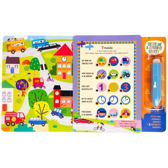 Hľadaj vozidlá – Objav svet dopravy s interaktívnym perom