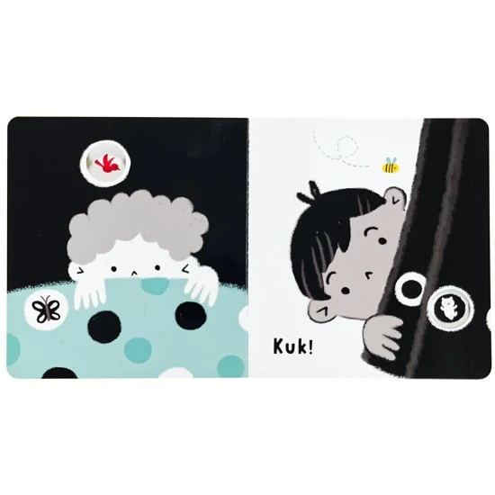 Vitaj na svete! – Knižka s čiernobielymi obrázkami pre rozvoj zrakového vnímania