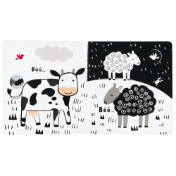 Zvieratá Prvá kontrastná knižka vášho bábätka