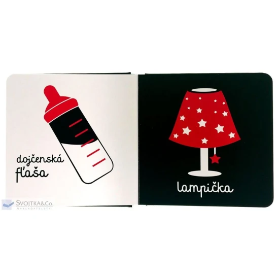 Sladký spánok: Knižka s jednoduchými, kontrastnými obrázkami na rozvoj zraku