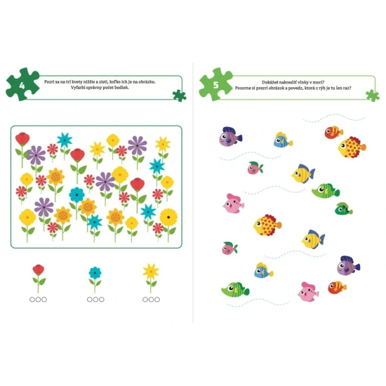 Pracovný zošit s 100 hravými úlohami o prírode pre predškolákov.