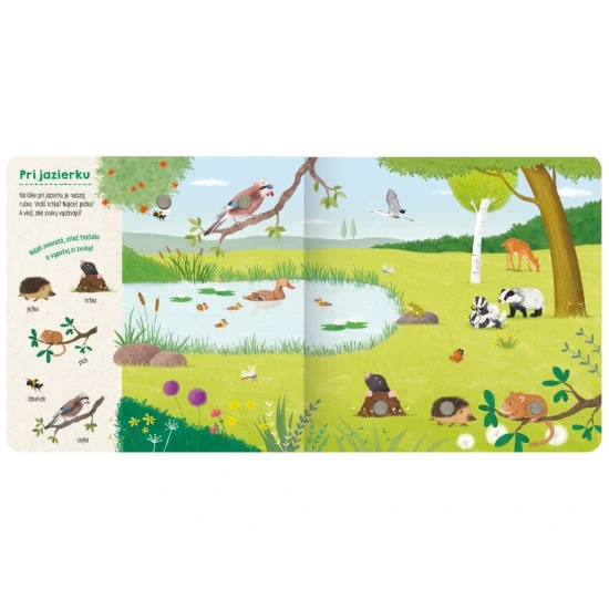 Hľadaj a počúvaj Zvieratá – Interaktívna zvuková kniha pre deti